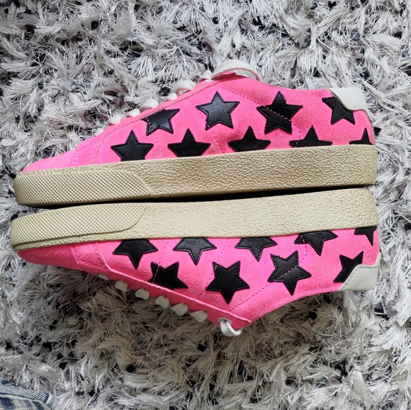 SAINT LAURENT Suede Printed Sneakers - Picture 4 of 11